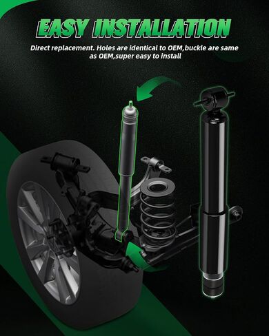 SCITOO 2Pcs Front Shock Absorbers Shocks Struts for 1993-2002 for Ford Crown Victoria,1981-2002 for Lincoln Town Car,1995-2002 for Mercury Grand Marquis 344424 in Saudi Arabia