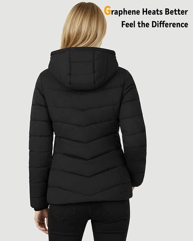 Graphene Women Heated Jacket 12V Fast Charge 18400mAh Large Capacity in Kuwait