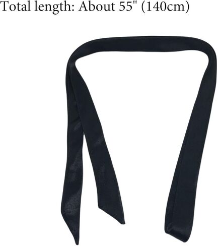 Ties for Women, Self-tie Ribbon Long Bow Tie for Office lady & School Girls T-shir or Uniform Accessory W-B-T1 in Saudi Arabia