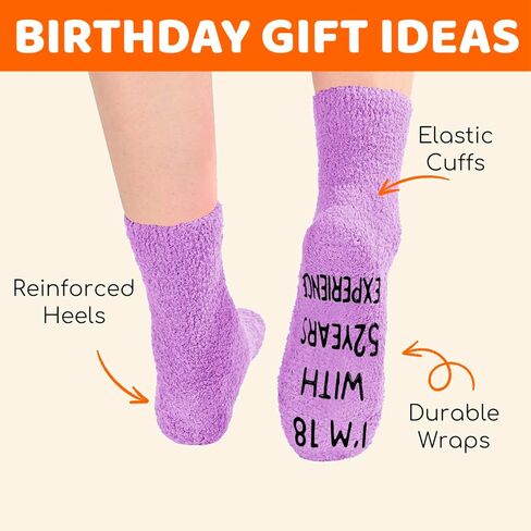 HAPPYPOP 70th Birthday Gifts for Women - Novelty Socks for 70 Year Olds, 70 Year Old Birthday Gifts Ideas in Saudi Arabia