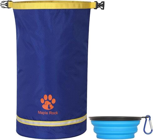 حقيبة سفر للحيوانات الأليفة، حاوية طعام للكلاب سعة 20 لترًا للتخييم، معدات تخييم RV، حقائب للكلاب للسفر، أساسيات التخييم للكلاب، حاوية تخزين طعام الكلاب سعة 84 كوبًا للسفر in Kuwait