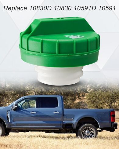 غطاء وقود الديزل غطاء الغاز مناسب لفورد شيفروليه جي إم سي F250 F350 HD Super Duty 6.0L 6.4L 7.3L 1988-2008 Silverado 2500 3500 HD 6.6L 2001-2021 Sierra 2500 3500 HD 6.6L 2001-2020، استبدل 10830D in Saudi Arabia