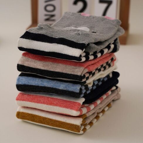 5PC women's cute dog cat funny novel casual cotton socks in Kuwait