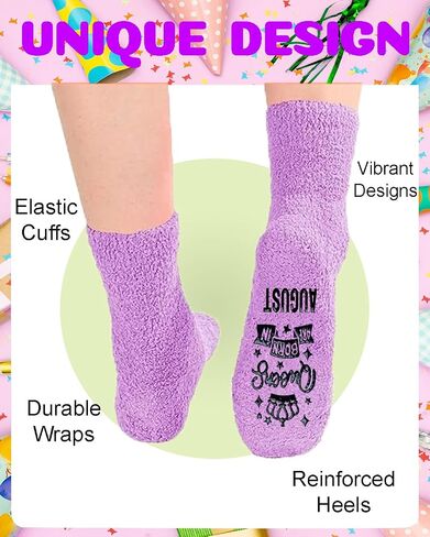 Birthday Gifts for Women Girl Her - Queen Born in Month Birthday Socks Gifts Ideas in Kuwait