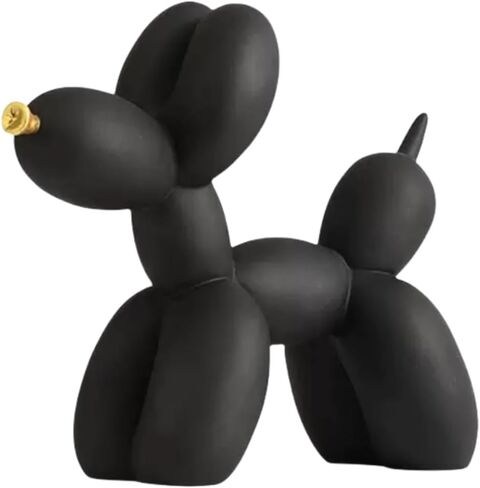 Resin Balloon Dog Sculpture - Collection Figurine Decor for Home | Office Desktop Resin Decors Balloon Dog Decor (Graffiti) in Saudi Arabia