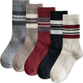 Daphene Womens Trendy Cute Wool Socks | Winter Thick Warm Holiday Gifts | Cartoon Design Comfortable Non-Slip | Multi-Color in Saudi Arabia