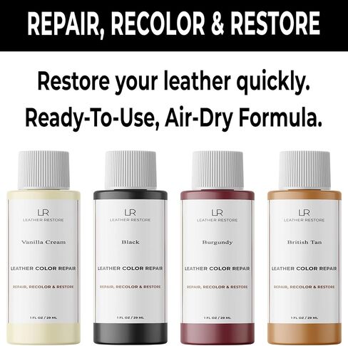Leather Color Repair, Camel 1 OZ - Repair, Recolor and Restore Couch, Furniture, Auto Interior, Car Seats, Vinyl and Shoes in Saudi Arabia