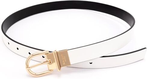 حزام Kate Spade New York النسائي ذو الوجهين مقاس 2.54 سم، إكسسوار جلدي بمقاس قابل للتعديل in Saudi Arabia