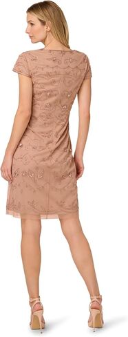 Adrianna Papell Women's Beaded Sheath Dress in Saudi Arabia