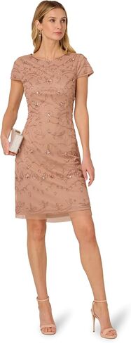 Adrianna Papell Women's Beaded Sheath Dress in Saudi Arabia