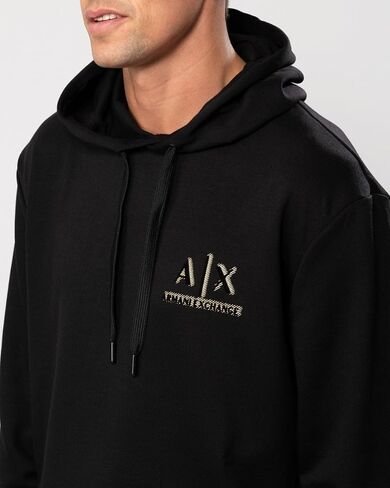 Armani Exchange Men's Gold Ax Pullover Hoodie Sweatshirt in Saudi Arabia