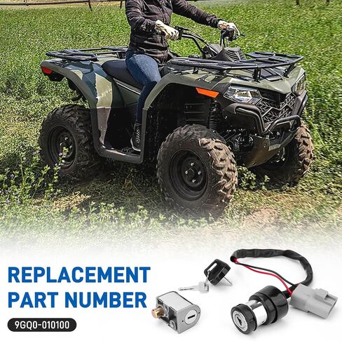 JERBOR Ignition Switch with Key Fit for CFMOTO CFORCE 400 CFORCE 500, ATV Ignition Lock Switch Key Replace # 9GQ0-010100 in Saudi Arabia