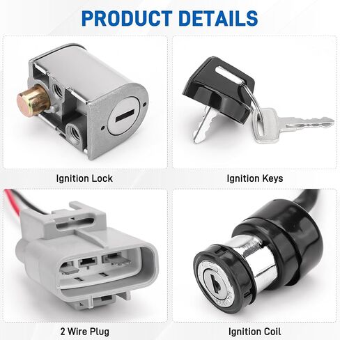 JERBOR Ignition Switch with Key Fit for CFMOTO CFORCE 400 CFORCE 500, ATV Ignition Lock Switch Key Replace # 9GQ0-010100 in Saudi Arabia