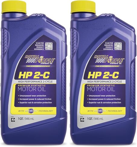 زيت Royal Purple 04311 HP 2-C عالي الأداء اصطناعي بدورتين - 1 جالون. بواسطة رويال بيربل in Saudi Arabia