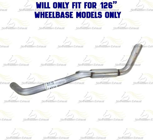 Exhaust Resonator Muffler Tail Pipe Exhaust Kit Compatible for 2005-2019 Nissan Frontier 4.0L | Stainless Steel | Northeastern Exhaust | Free Gaskets and Clamps Included | Direct-Fit in Saudi Arabia
