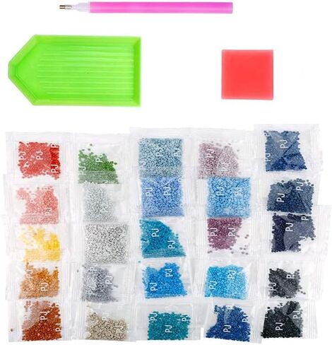 Ginfonr DIY 5D Diamond Art Kits for Adults, Eagle Diamond Painting for Adults, Diamond Art Eagle Full Drill, Diamond Art Kits Embroidery Rhinestone Craft for Home Wall Decor 12 * 16 Inch in Kuwait