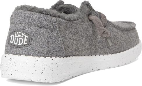 HEYDUDE Women's Wendy Wool Cozy (Little Big Kid) Slip-On in Saudi Arabia