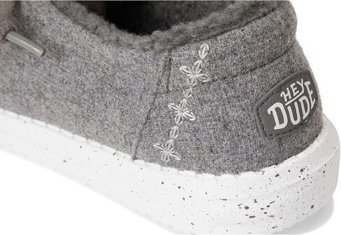 HEYDUDE Women's Wendy Wool Cozy (Little Big Kid) Slip-On in Saudi Arabia