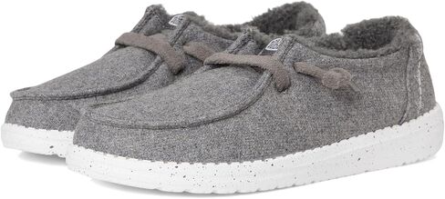 HEYDUDE Women's Wendy Wool Cozy (Little Big Kid) Slip-On in Saudi Arabia