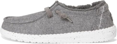 HEYDUDE Women's Wendy Wool Cozy (Little Big Kid) Slip-On in Saudi Arabia