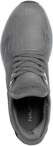 Nautica Men’s Lightweight Casual Athletic Lace‑Up Sneakers – Breathable Knit & Vegan Leather Upper, Cushioned Insole & Rubber Outsole, All‑Day Comfort Walking Shoes - Theodoor in Saudi Arabia