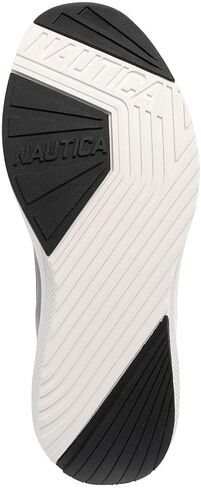 Nautica Men’s Lightweight Casual Athletic Lace‑Up Sneakers – Breathable Knit & Vegan Leather Upper, Cushioned Insole & Rubber Outsole, All‑Day Comfort Walking Shoes - Theodoor in Saudi Arabia