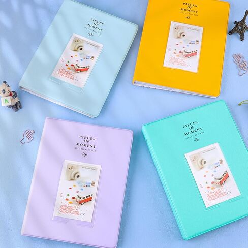 128 Pockets Mini Photo Album for Fujifilm Instax Mini Camera, 2X3 Photo Album for Polaroid 2x3 mini Camera/Fujifilm Instax Mini 1112 9 8 40 Evo Instant Camera, Black in Saudi Arabia