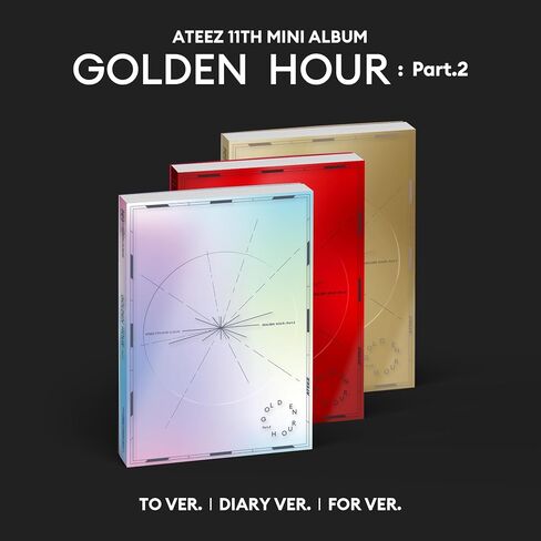 11th Mini Album [GOLDEN HOUR : Part.2] Photobook DIARY Version + [Extra Photocards] in Saudi Arabia