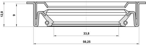 Drive Shaft Oil Seal 33.8X56.25X9X12.8 Febest 95GDY-35560913C OEM 53068-39200 in Saudi Arabia