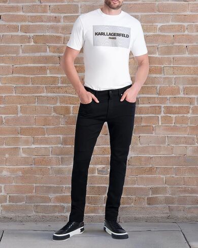 Karl Lagerfeld Paris Mens Soft Stretchy Modal Moto Pant in Saudi Arabia