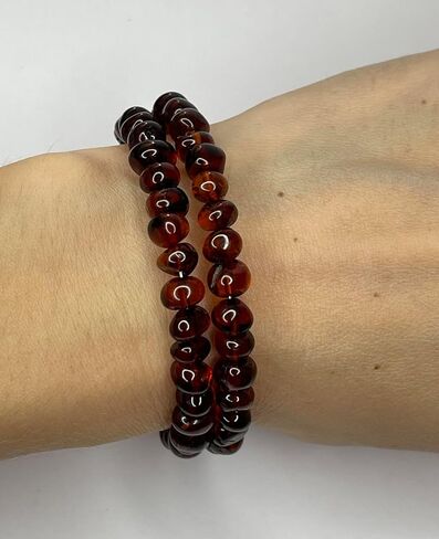 Natural Baltic Amber Women's Bracelet.Amber Bracelet for Adults. in Saudi Arabia