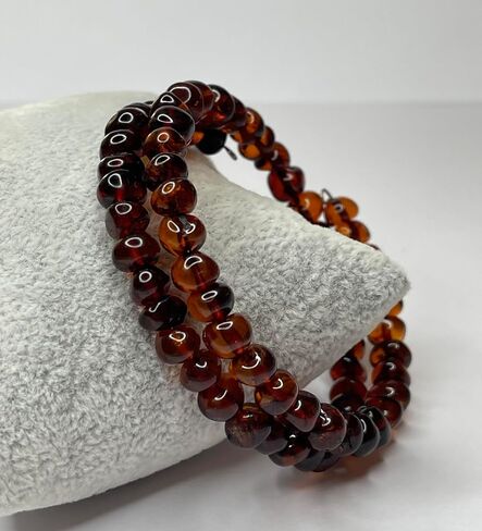 Natural Baltic Amber Women's Bracelet.Amber Bracelet for Adults. in Saudi Arabia