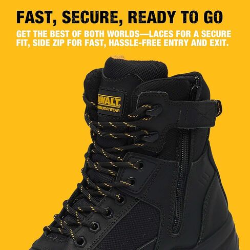 DEWALT Bryant Men's Waterproof, Side Zip, Steel Toe, Safety Work Boot in Saudi Arabia