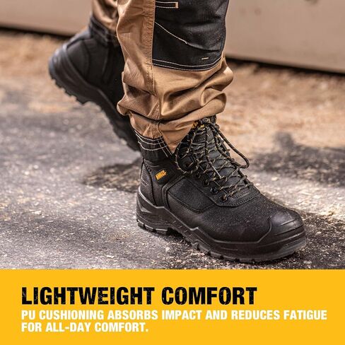 DEWALT Bryant Men's Waterproof, Side Zip, Steel Toe, Safety Work Boot in Saudi Arabia