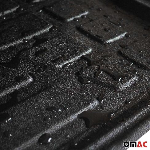 OMAC Cargo Mats Liner for Ford Fiesta 2011-2019 Hatchback Black All-Weather TPE in Kuwait