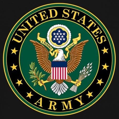 United States Army Crest Youth T-Shirt Insignia US Military Veteran DD 214 Patriotic Armed Forces Licensed Kids in Saudi Arabia