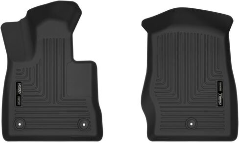 Husky Liners X-act Contour Floor Mats | Fits 2020-2025 Ford Explorer | Front Row, 2-pc Black - 54871 in Saudi Arabia