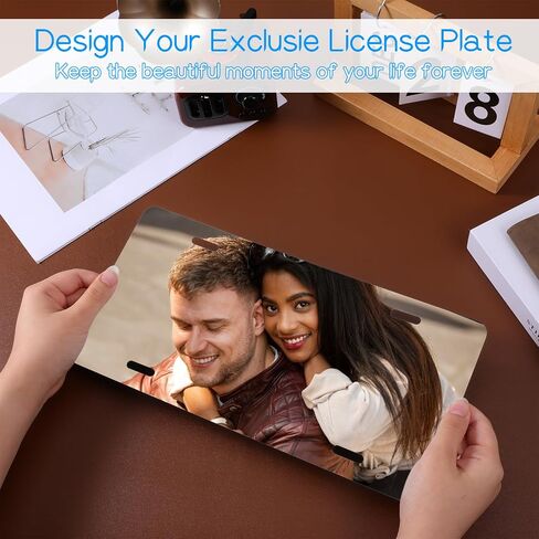 20 Pack Sublimation License Plate Blanks, Blank Metal Aluminum Plate Tag Heat Thermal Transfer Sheet DIY Picture Sublimation Blank Automotive License Plates for Custom Design Work(White) in Saudi Arabia