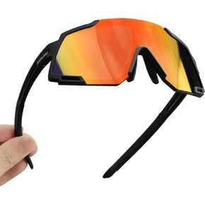 Wrap-Around Small Baseball Sunglasses for Youth Kids Women, Cycling Running Outdoor Sports Shades Sunglasses
