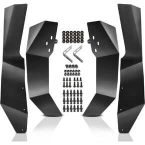 A-Premium Set of 4PCS Mud Flaps UTV Fender Flares Mudguards Compatible with Polaris RZR XP 1000, RZR XP 4 1000 2014-2022, RZR XP Turbo 15-22, RZR XP 4 Turbo 16-22, Utility Vehicle (UTV), Front & Rear