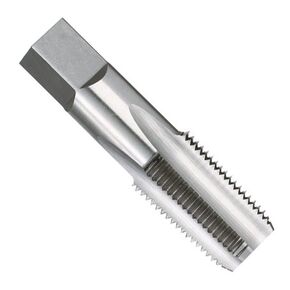 Kodiak Cutting Tools KCT212045 USA Made 1/8-27 NPT Taper Pipe Threading Tap for National Pipe Taper Threads, Ground Threads, High Speed Steel, 4 Flute, .4375" Shank, 3/4" Thread Length, 2-1/8" Overall Length