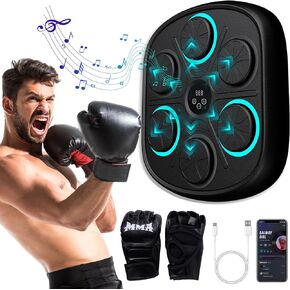 2024 Smart Music Boxing Machine: Home Wall-Mounted Training Gear - Bluetooth Interactive Fun - Fitness and Reflex Improvement