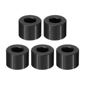 PATIKIL M6 Aluminum Spacers, 5 Pcs Metal Spacer Aluminum M6 x 1/2" OD x 1-1/2" L Aluminum Spacer Screw Standoff Round for 1/4" or M6 Screw Bolts