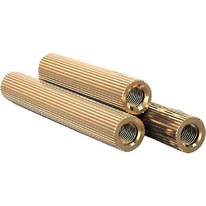 M4 x 20mm Brass Straight PCB Pillar, Female Threaded Brass Hex Standoff Pillar Spacer, 30Pcs