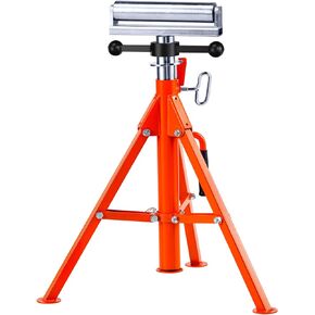 VEVOR Roller Stand, Heavy Duty 2500 LBS Load Capacity Tool Stand - 28"-52" Height Adjustable - Foldable Space-Saving Design - for Woodworking and Metalworking Long Boards, Metal Pipes or Bars