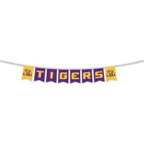 Louisiana State LSU Tigers Banner String Pennant Flags