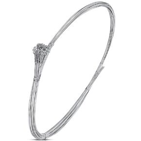 60 Pcs Baling Wire 14 Gauge 14 Feet Metal Bundle Single Loop Galvanized Wire for Bailing Cardboard Paper Fence