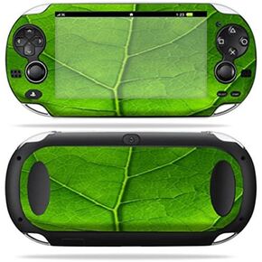 MightySkins Skin Compatible with PS Vita PSVITA Playstation Vita Portable wrap Sticker Skins Green Leaf