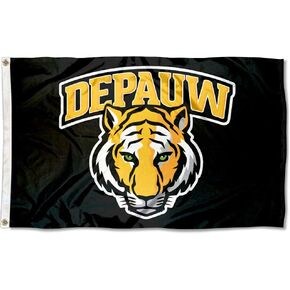 DePauw Tigers New Logo Flag