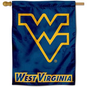 West Virginia Mountaineers House Flag Banner